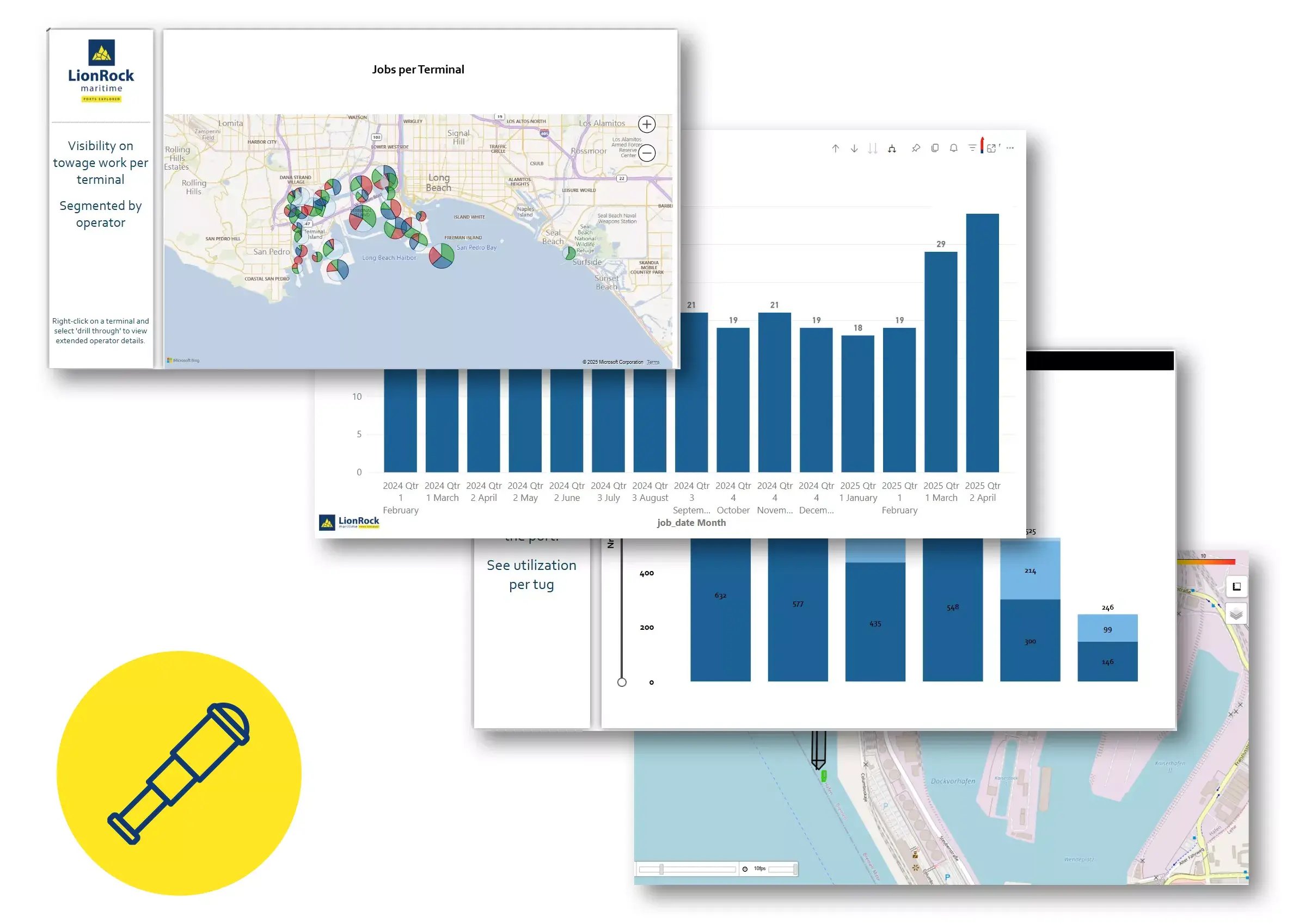 Market Traking Dashboard - PortExplorer - LionRock Maritime Resource